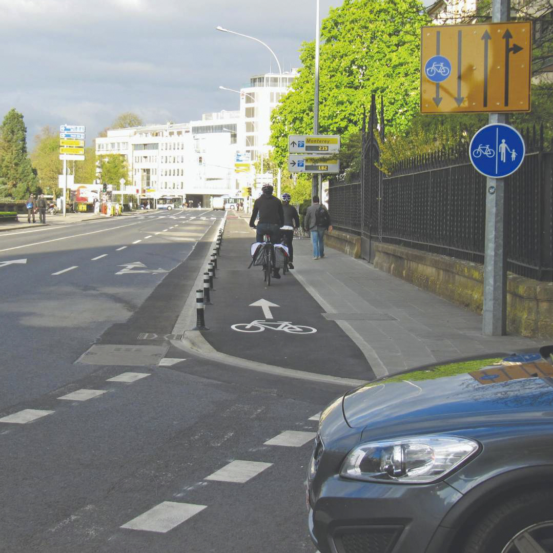 Road traffic regulations for cyclists